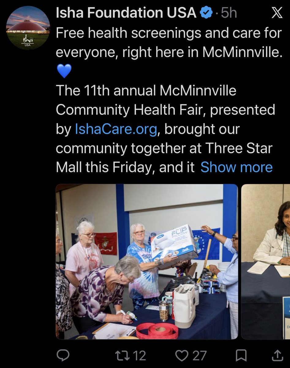 TheJonahProjec2's tweet photo. They accuse Indian Christians in India if they conduct anything free schools, healthcare, orphanage.

But @IshaUSA , @ishafoundation gets away with it even though they try to mimic Christianity ✝️. https://t.co/aMklx72LXL