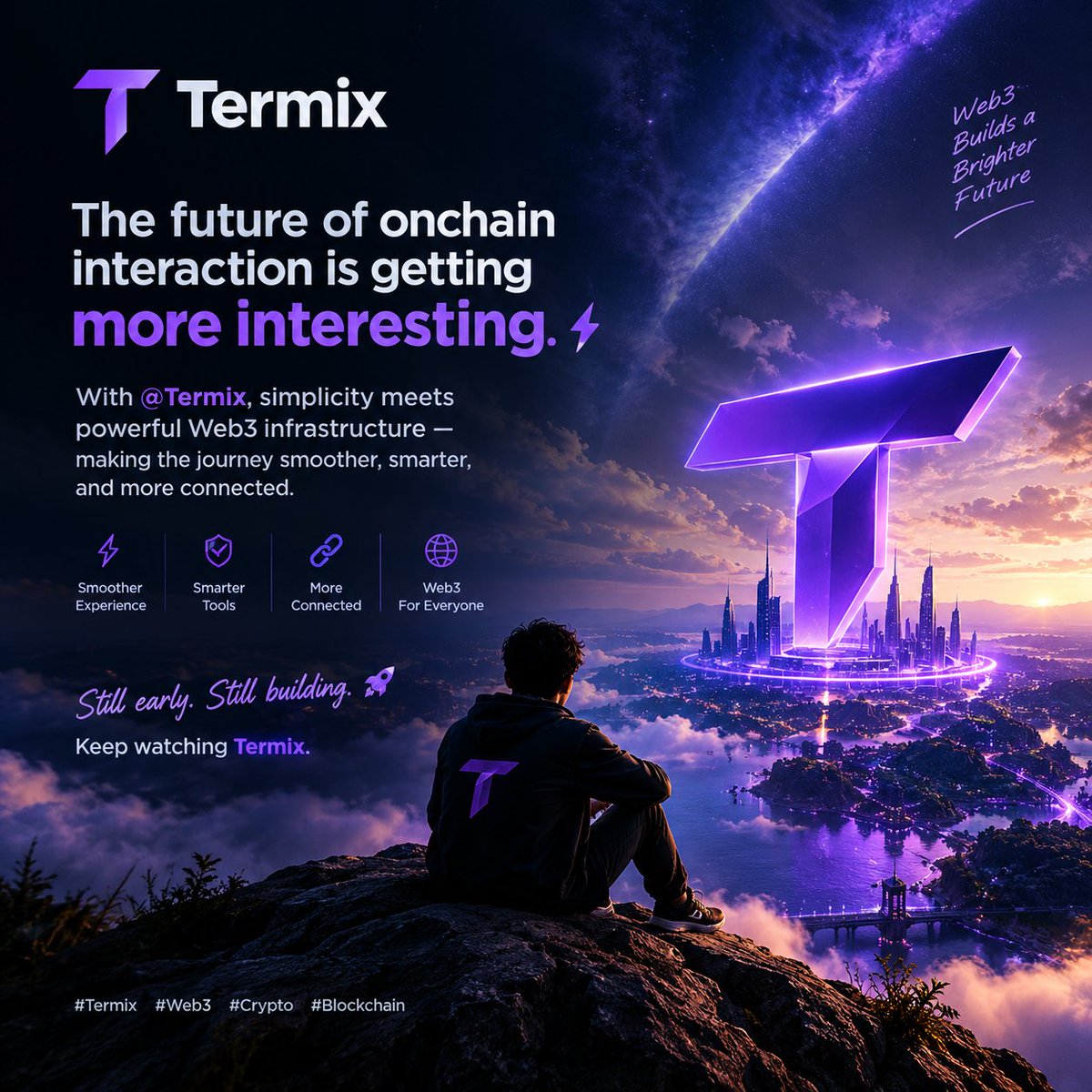 _insha_allah_'s tweet photo. The future of onchain interaction is getting more interesting. ⚡

With @termix_ai , simplicity meets powerful Web3 infrastructure — making the journey smoother, smarter, and more connected.

Still early. Still building. 🚀

#Termix #Web3 #Crypto #Blockchain https://t.co/ZX6KZUdLCM