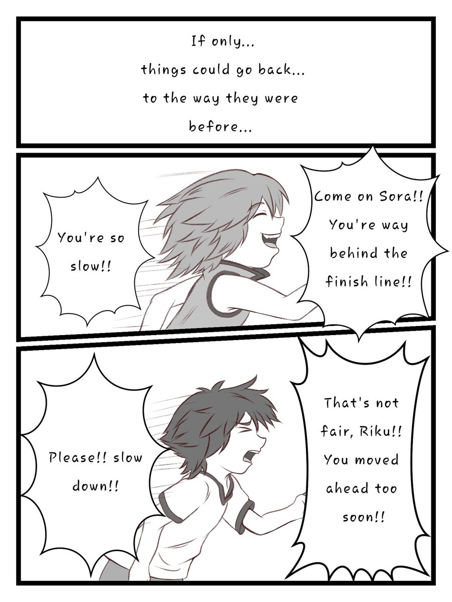 Lucaria8's tweet photo. #KH #Comic 
(1/4 https://t.co/rYoISBqFuV
