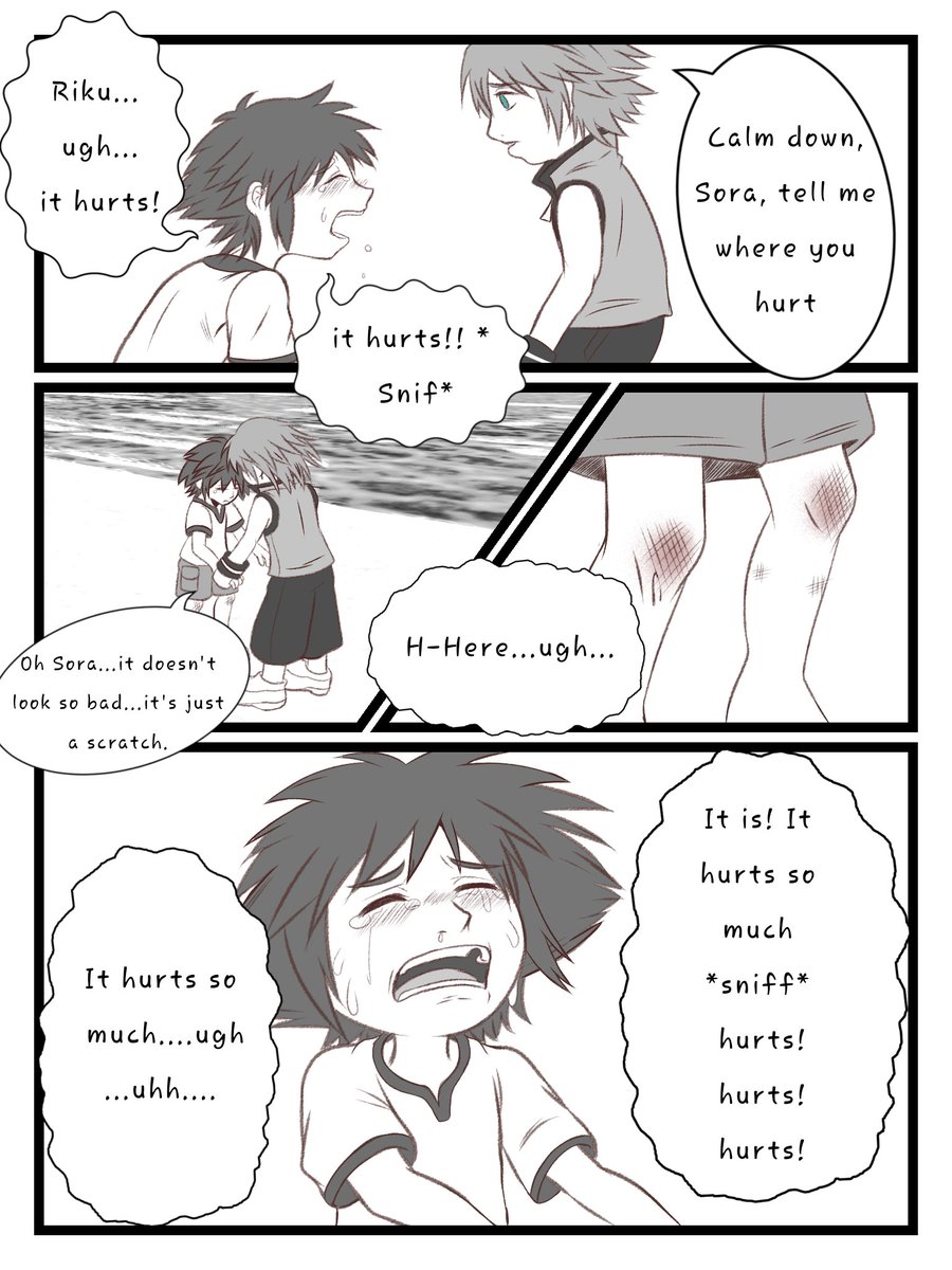 Lucaria8's tweet photo. #KH #Comic 
(1/4 https://t.co/rYoISBqFuV