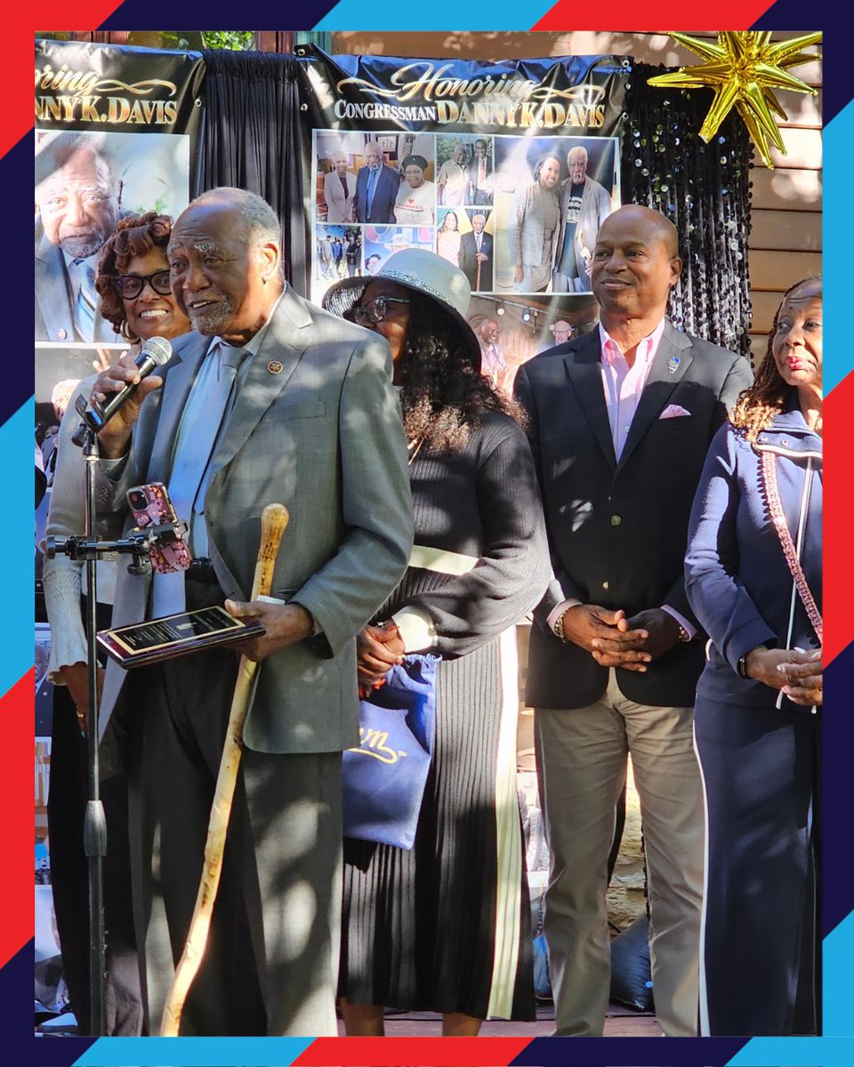 DemsforILHouse's tweet photo. What an incredible afternoon at Ravinia Style on Race honoring over four decades of public service from Congressman Danny K. Davis while fueling up critical support for Assistant Majority Leader Camille Lilly! These two leaders have paved paths of progress, keeping our https://t.co/cD6KmmH5ho