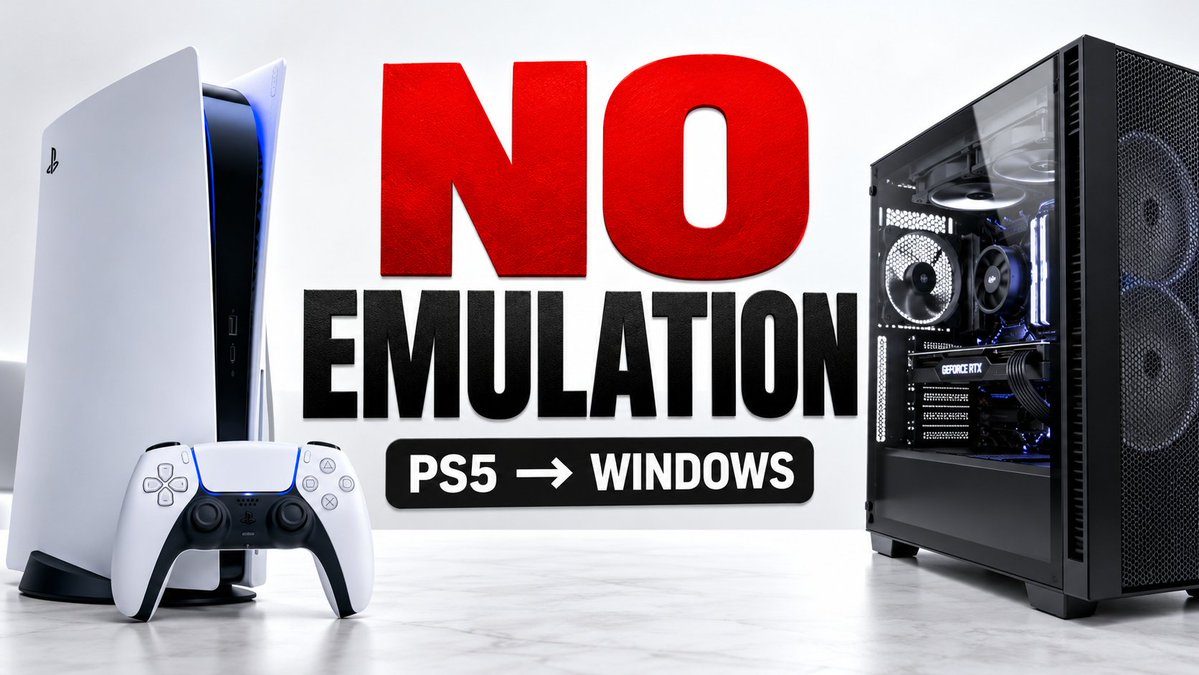 Techjunkie_Aman's tweet photo. PS5 games are coming to Windows without traditional emulation.

PortPS5 converts decrypted PS5 game dumps into native Windows executables.

• No CPU emulation
• PS5 x86-64 code runs directly on the host CPU
• ELF → Windows PE relinking
• PS5 system libraries replaced
• PS5 graphics translated to Vulkan
• Vulkan 1.3 support
• Windows 10/11 support
• DualSense, XInput and keyboard/mouse support
• Generic approach instead of game-specific hacks
• Built with C++23

Current 1.0 targets include Demon's Souls, Bugsnax, Tomb Raider I-III Remastered, TMNT: Shredder's Revenge and Dreaming Sarah.

Could this become a real way to play PS5 games on PC?