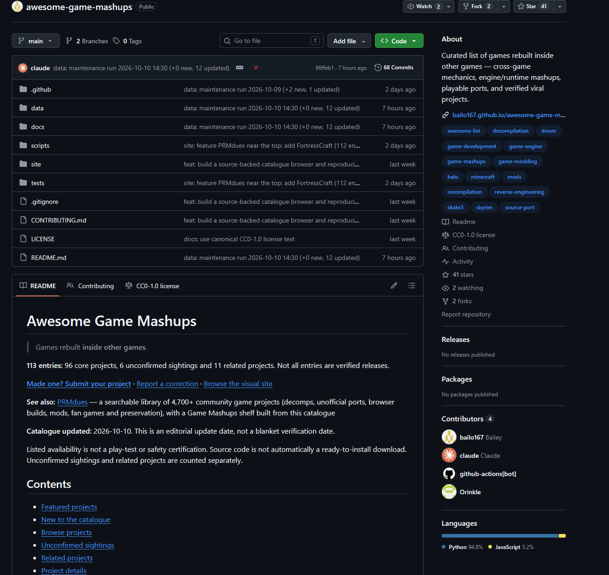 chasmmmmmmmmmmm's tweet photo. Awesome Game Mashups list! 

It has over 100 modded game mashups including things like Minecraft in ULTRAKILL, Skate 3 in Garry's Mod and Mario 64 in Spider-Man 2's New York.

Link below