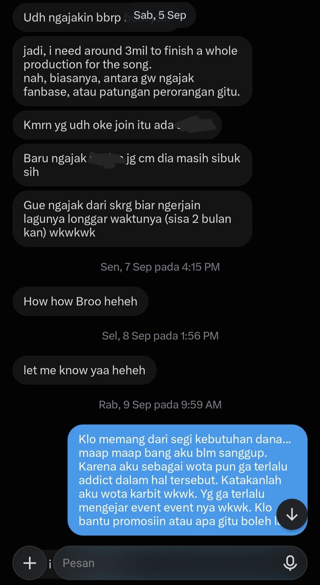 rakyan_'s tweet photo. Kena UP lagi yak. Udah tau sih akhirnya gmn, maka dari itu sengaja enggk aku bales lama karena menurutku cmn nguntungin pihak dia nya sendiri. Walau memang bakal ad credits di karyanya tpi ga apple to apple. 4 jt sekian kepakai cmn 200K gila sih. Baru 1 projek lho ya... https://t.co/yU8B21lIrr