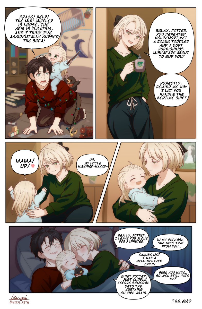 kenpai_arts's tweet photo. The complete comic bundle post!
(eye color corrected version cause it rly bugged me🤣)
#malfoy #malfoid https://t.co/hGzOW8jc0C