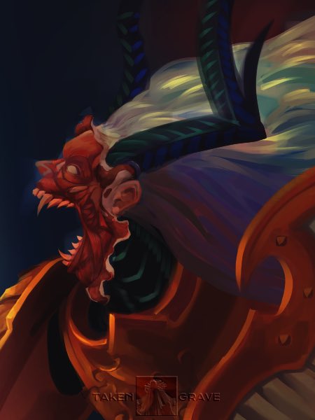 TakenGrave's tweet photo. Fulgrim’s Visage https://t.co/brNBT19u1e