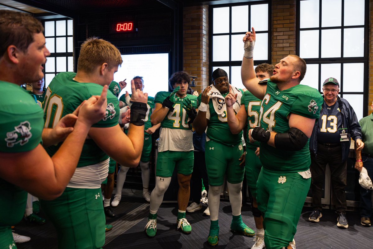 NDFootball's tweet photo. Tastes like team glory 😁

#GoIrish☘️ https://t.co/d7bbURsPdm
