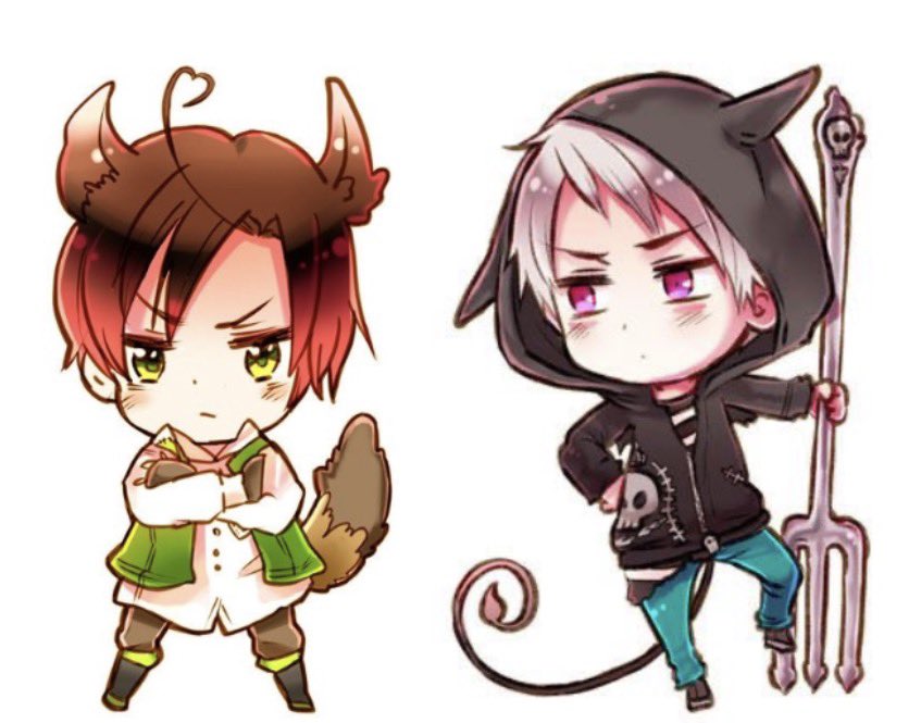 raincandy___'s tweet photo. inside you are two halloween prumanos https://t.co/aUXj0l9O97