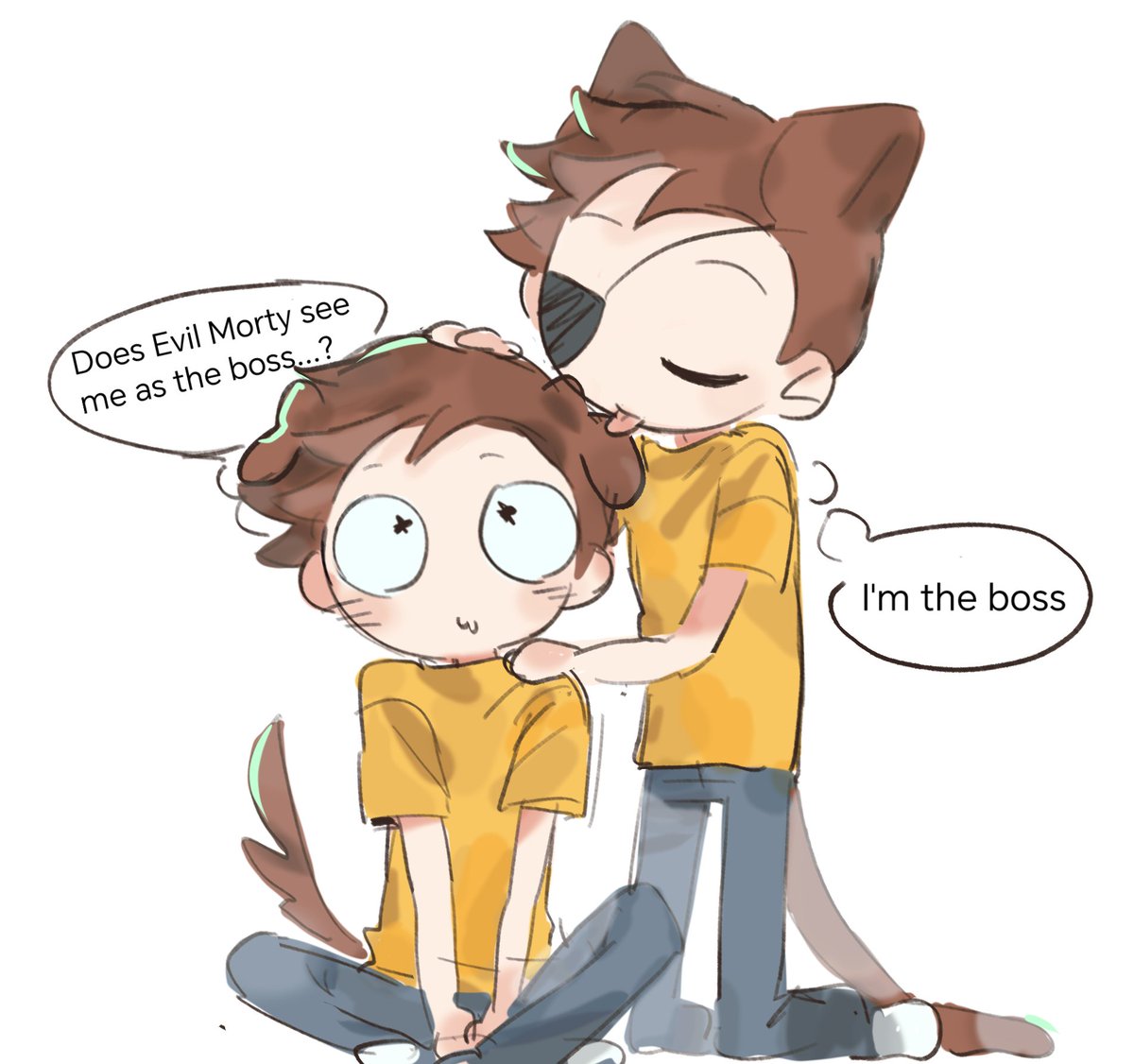 fuwannccw's tweet photo. some expression differences between cats and dogs
#mortycest https://t.co/cTeMg9h8px