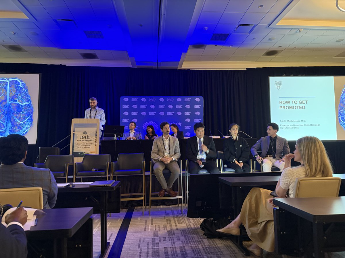 AmitDesaiMD's tweet photo. YPO at #ASFNR26 is delivering career intel in tight TED-style talks this afternoon (4:15–5:15 PM).
Moderated by @Aakanksha_md and @LucaPasquiniMD, we’re covering the practical side of building a career in neuroradiology:
• Promotion strategies with @EMiddlebrooksMD
• Education & mentorship that actually works with @AmitAgarwalMD
• Research & grants insights with @CfeKirsch
Then an open panel discussion with Arman Avesta, Leonardo Pisani, Nicholas Cho, and Sahar Darabi Monadi. Come for the actionable takeaways and stay for the conversation before the Welcome Reception. #ASFNR26 #BeyondBOLD