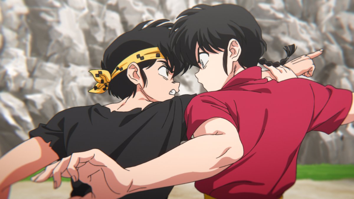 kotomaseren's tweet photo. 「らんま1/2」第26話、爆砕点穴vs火中天津甘栗拳。コロン婆ちゃんが鍛えると皆強くなる。それに引き換え乱馬の父ちゃん達や八宝斎は何をやっとるのか。久し振りの真面目な対決。これで良牙もライバルキャラ第1位の座を死守したね。まあそもそも人を倒せない技だけどw 工事現場で役立つw #らんまアニメ https://t.co/bDyvqsVDvZ