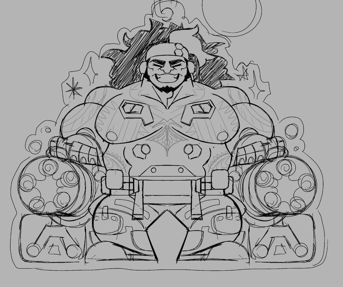 Palo_Pescao's tweet photo. Empecé a jugar #overwatch  este lunes y a sido bastante entretenido, me esta gustando usar a mauga aunque me queda bastante por saber como usarlo , puede que empiece a bocetado algunos héroes 
( sigo sin saber porque no tengo acceso al chat de voz (._.)) https://t.co/OgHXSPf1dv