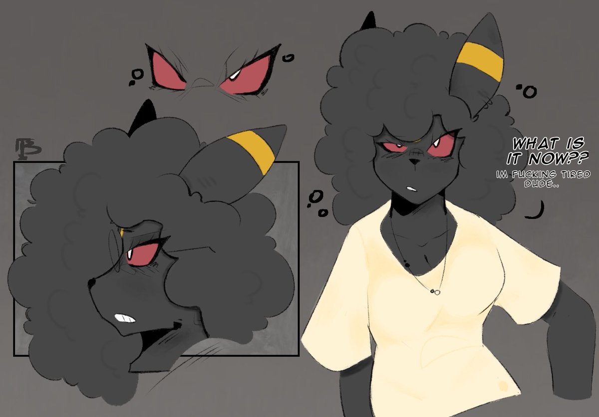bubblddd's tweet photo. random eepy umbreon doodle https://t.co/hngkTNtQum