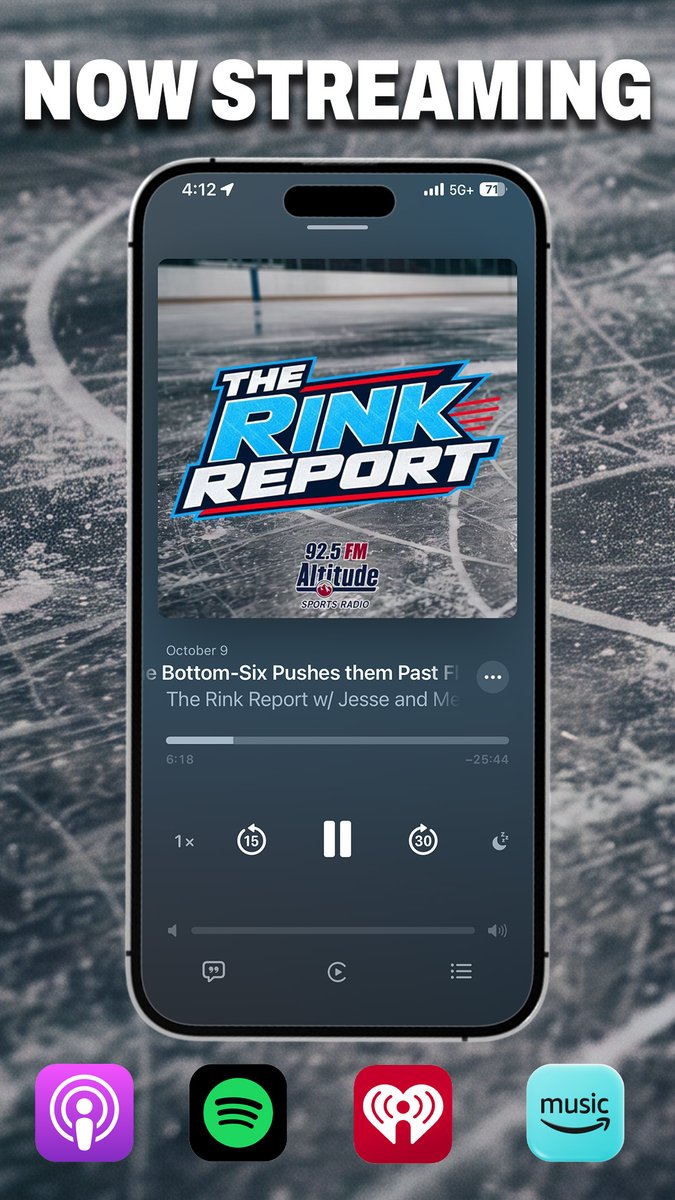 jessemontano's tweet photo. The Rink Report is now available wherever you get your podcasts. Subscribe to make sure you never miss an episode 🙂 https://t.co/hfY0xF9bRT