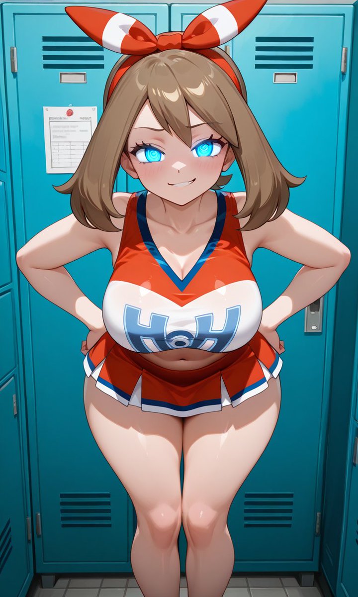 CheerSquadMay's tweet photo. Hey there loser~ 

Be honest, you want to fail. 

You want to lose to me. 

You want to forget all your worries and give in. 

It would feel so good to just hand over everything

Your thoughts, your will, your cash 

and let Cheersquad May take over~ https://t.co/6cff9BGugk