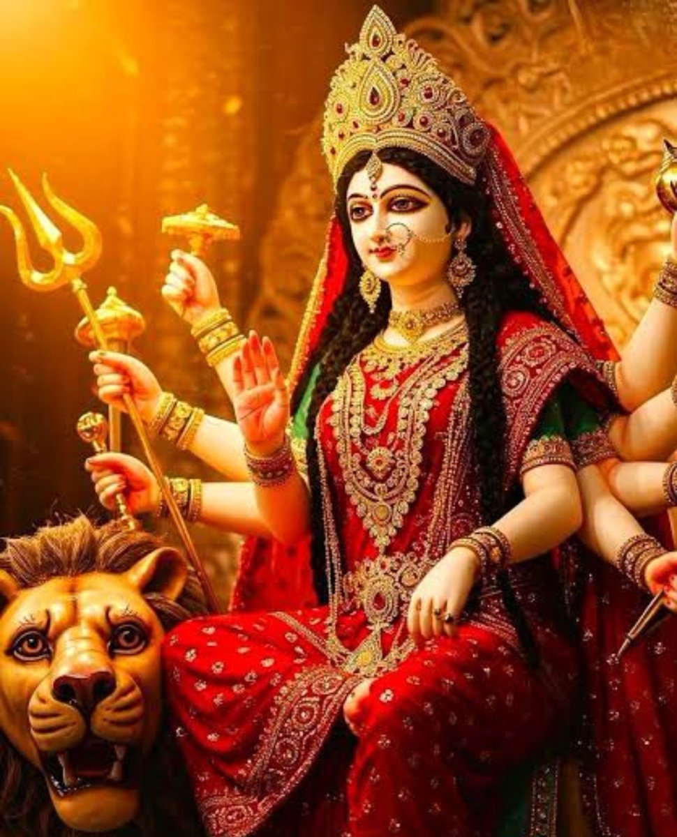 sarvendra2709's tweet photo. सर्वेभ्यः नवरात्रिपर्वणः हार्दिक्यः शुभकामनाः। 🙏🔱
May her grace remove every obstacle and fill your life with happiness and courage 🙌🏻✨

   ll Jai Mata di ll

#Navratri https://t.co/Jg4qHFBYLs