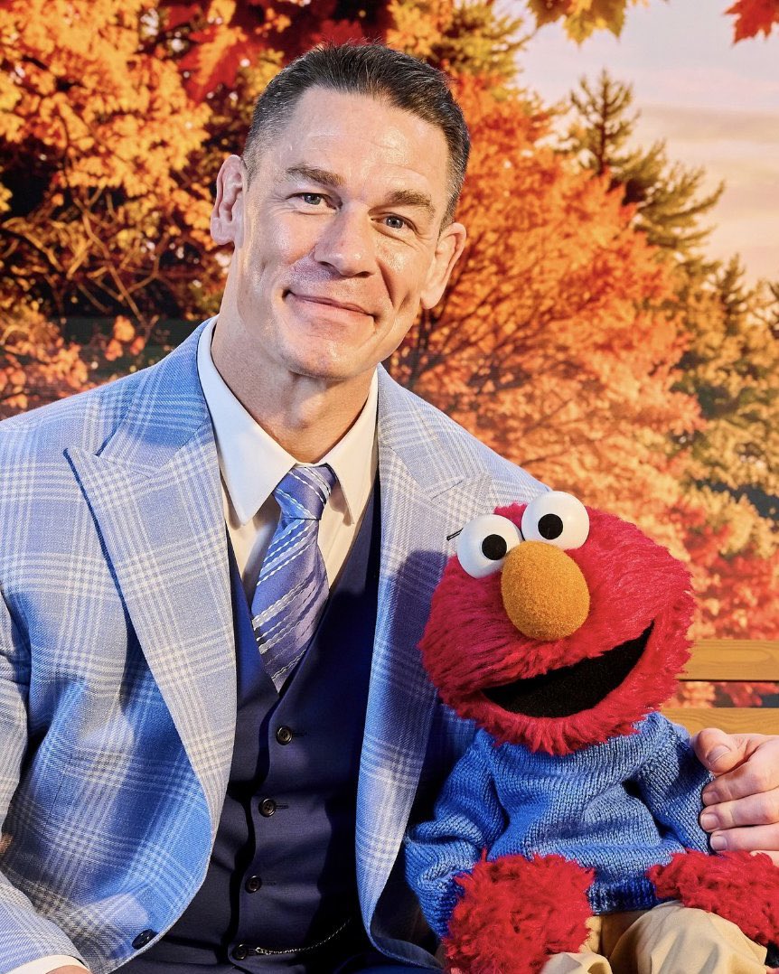 Complex's tweet photo. Elmo showing love to John Cena 

‘Elmo loves you, Mr. John Cena! Elmo will be there for you today, tomorrow, and the next day! ❤️’

[via/ X elmo] https://t.co/1G27GD43hJ