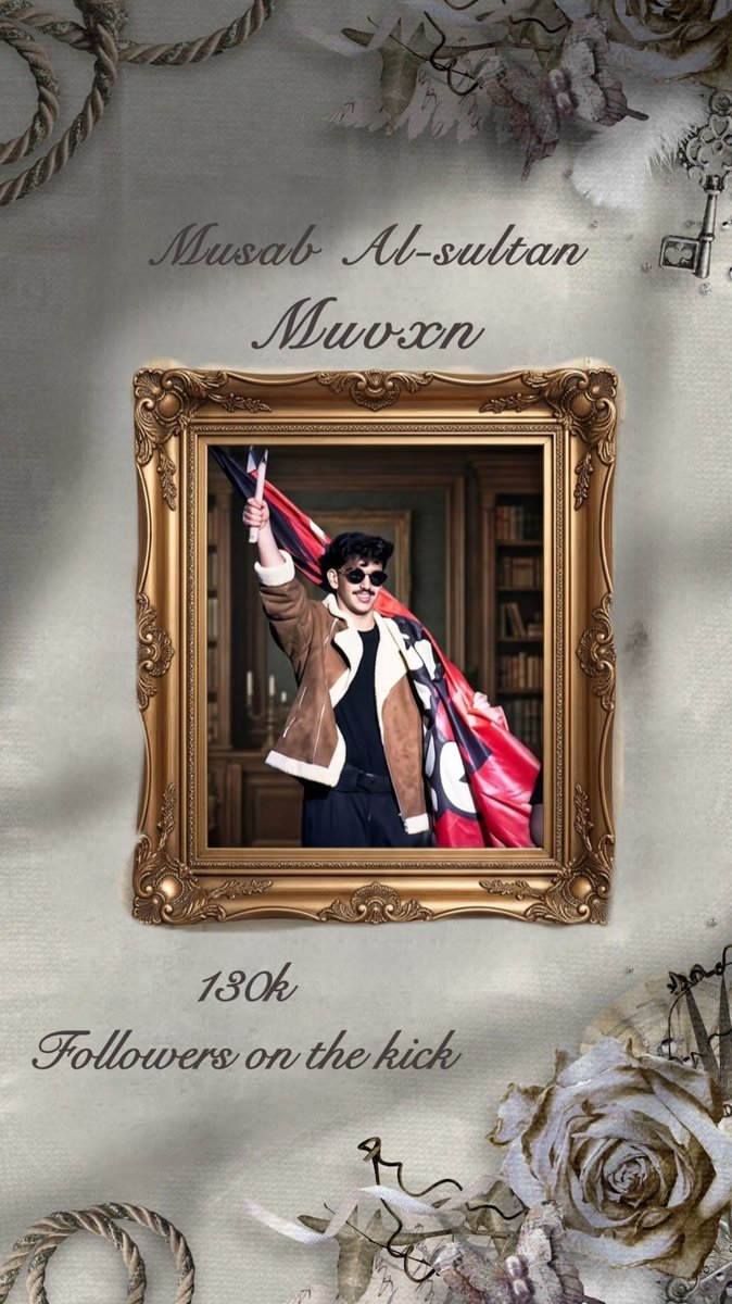 iihj67's tweet photo. Congratulations 130k followers on the kick Musab Al-sultan You deserve it🫡🧡
@Muvxn_ https://t.co/rj3XUwAjmB