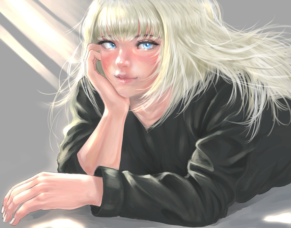 Re_obj's tweet photo. オリキャラのエフィー。たまには柔らかい表情も。
#OC #イラスト https://t.co/UtdjkboYkQ