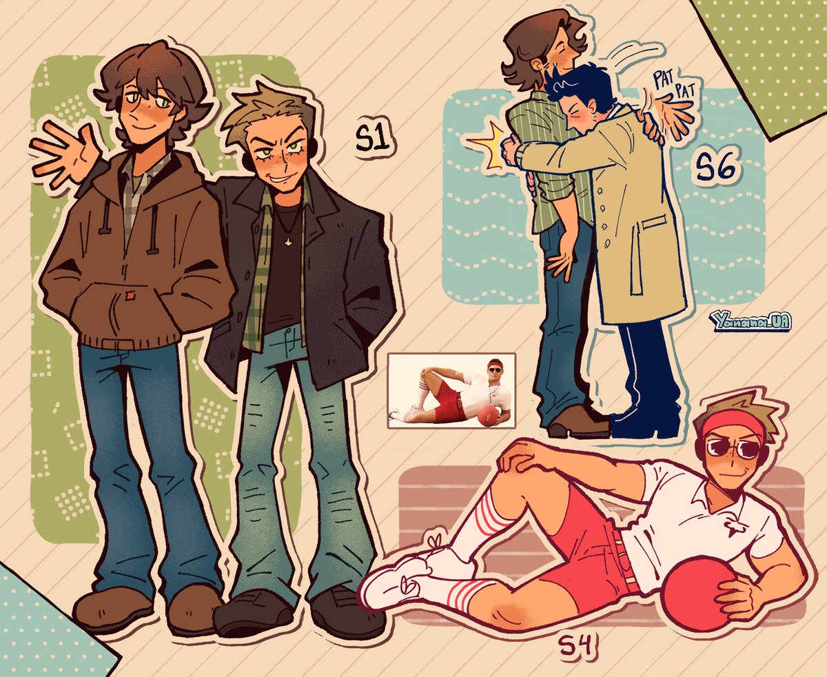 Yanana_UA's tweet photo. Various doodles I've been doing while on my rewatch
very fond of the cowboy episode
#spn https://t.co/N9tmTqrXWp