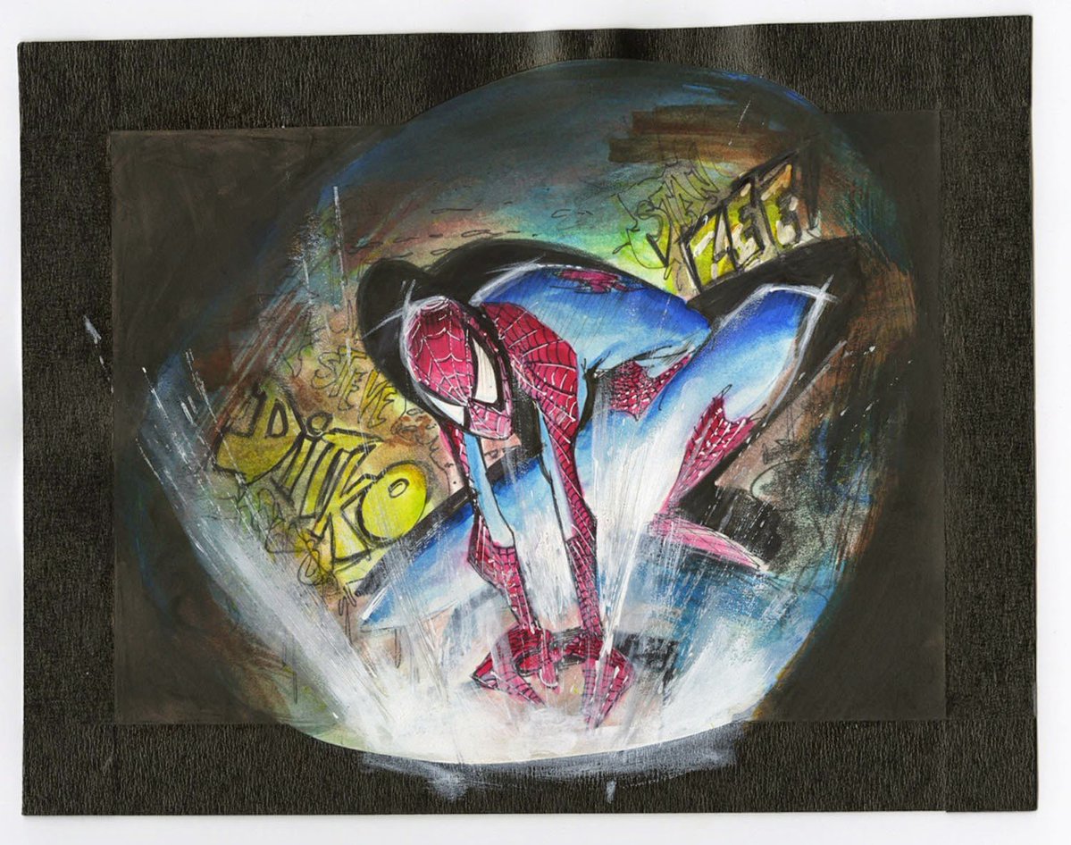 SamKiethArt's tweet photo. Spider-man art from the Raimi Spider-Man DVD extras https://t.co/4qIStwKGIT
