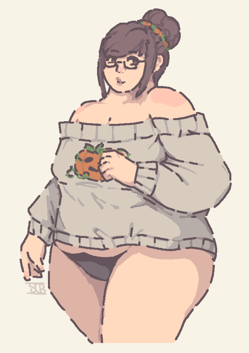 BigMeiLover's tweet photo. Mei Overwatch - Spooky Sweater 🎃 https://t.co/oramcvIOU1