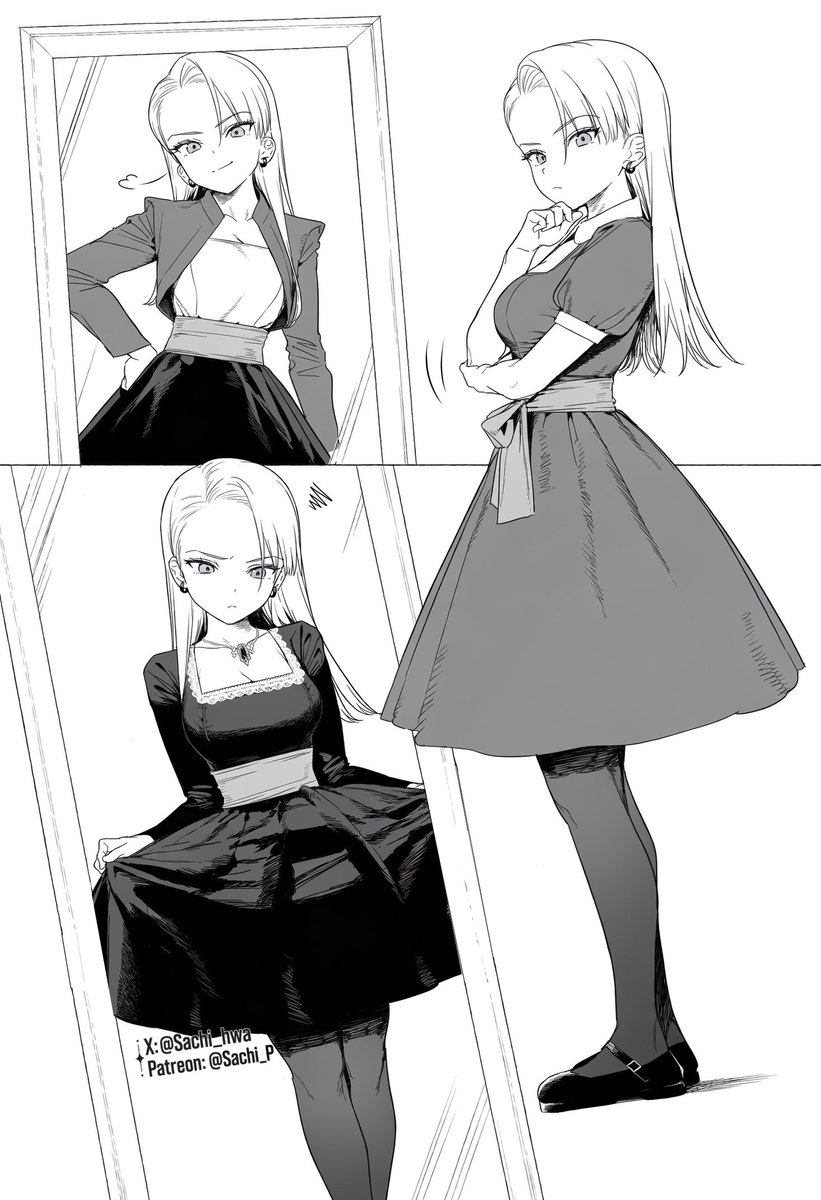 Sachi_Hwa's tweet photo. Maybe her mirror knows a little too much...😎
 #malfoid #malfoy https://t.co/4EWels4c0c