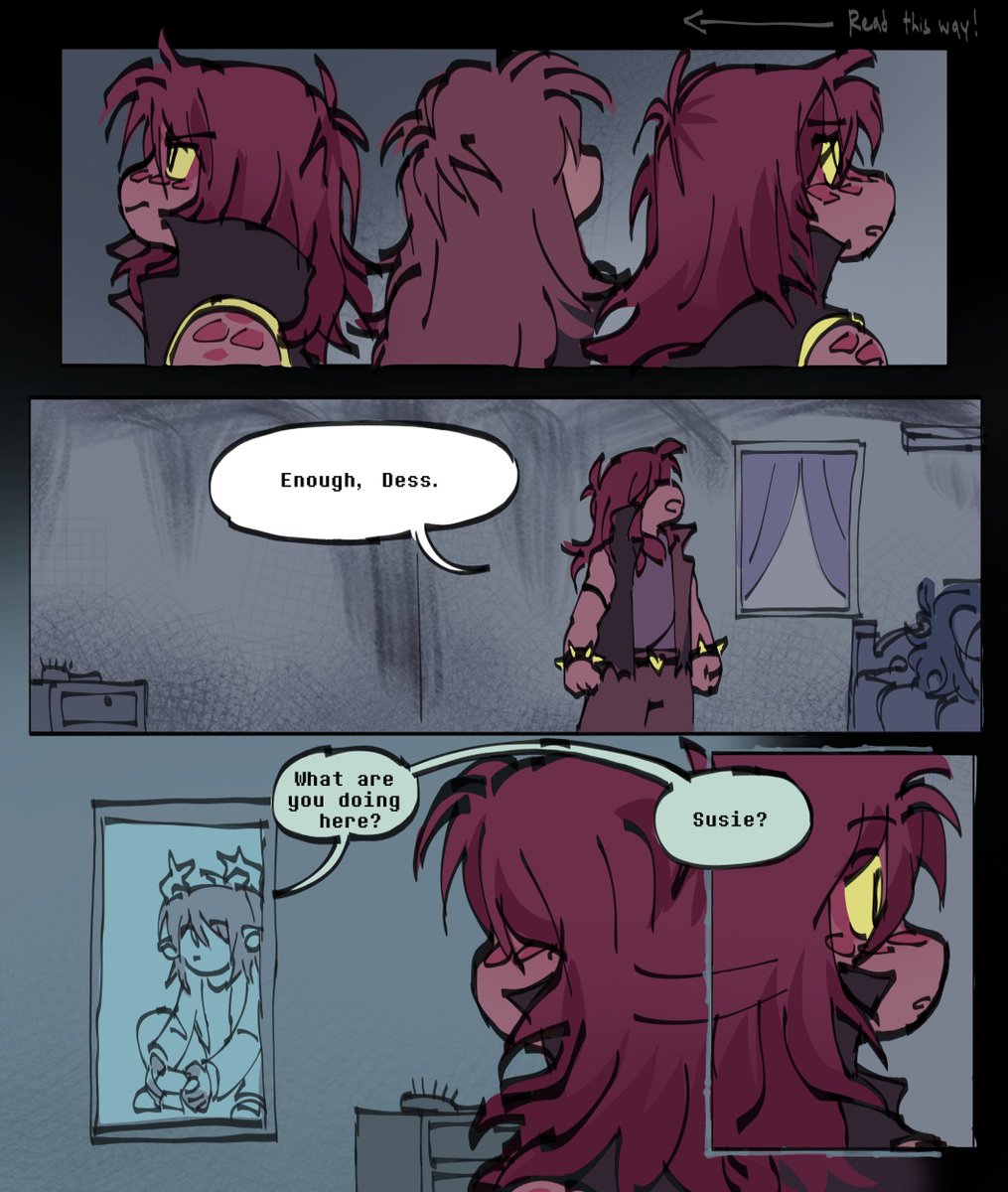 _senby_'s tweet photo. I like *Thunderbolts 
#deltarune https://t.co/he6lKtNuT3