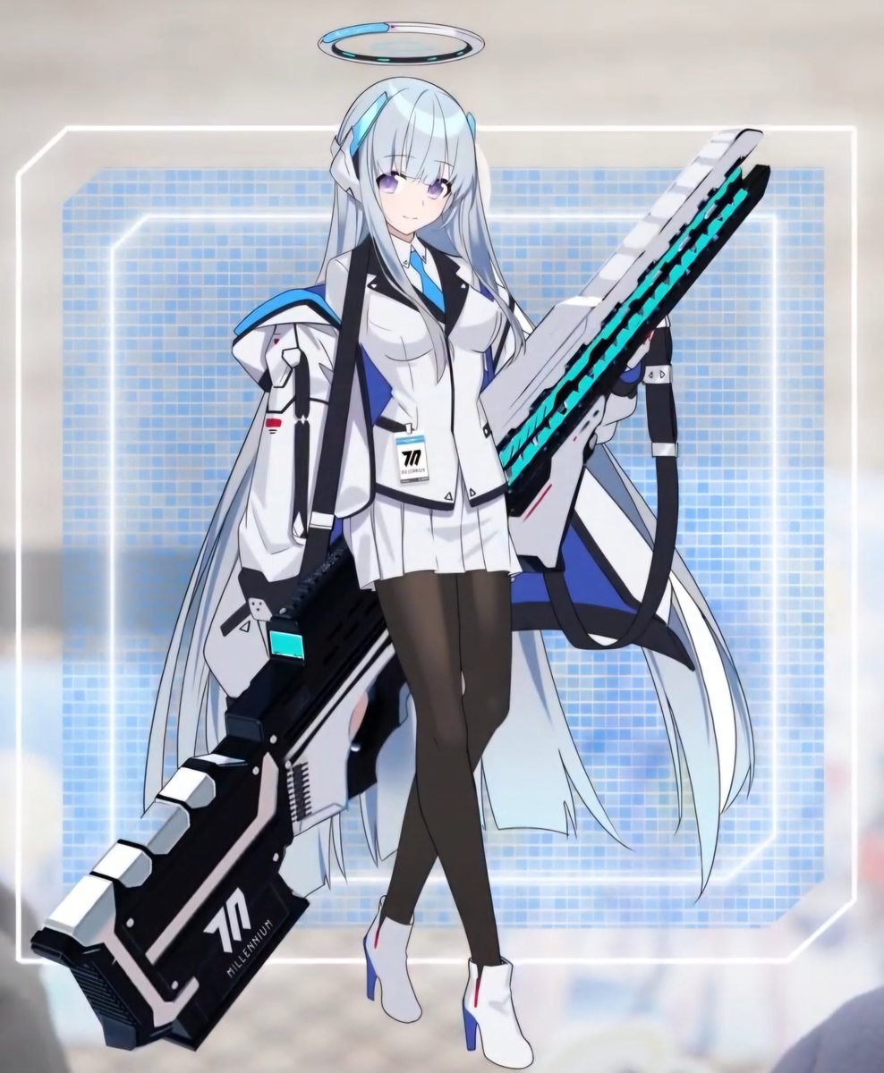 FukuSenseA's tweet photo. Millennium Delight: Ushio Noa & Hayase Yuuka Developer Notes

• In the prototype phase back in 2018, Noa used to carry a railgun as a sign of Millennium's technological supremacy over other academies.

• When Aris's concept and design came into the scene, the development team had to change Noa's weapon of choice to a handgun style to fit her role as the seminar secretary.

• Noa's gun was a massive point of debate, for many of the Blue Archive team were military enthusiasts, so the question was: "Is it a handgun or a submachine gun?" In the end, they had to classify it as a handgun for the official label of the weapon in-game (though the team was still debating even after the decision was made).

• Noa's weapon design was in collaboration with Tokyo Marui, a Japanese company famous for manufacturing model hobby cars and pioneering the design of battery-powered airsoft guns, with an emphasis on Noa's professional image being on standby even under pressure.

• The rain and the reflections in Noa's memorial lobby were demanding to create. In 9ml's words: "We had to challenge ourselves with the concept of using Noa's reflection while she spoke with Sensei," with many trials and errors involved in the rain scenery and other aspects such as mirror reflections.

Hayase Yuuka

• As the tutorial character, the development team focused on giving Yuuka the essence of what Blue Archive is.

• The tracksuit version of Yuuka was implemented after overwhelming positive fan reception.

• Tracksuit Yuuka memorial lobby was meticulously made, with the art team creating a bundle of sketches for it.

• 2D Animation Lead Artist Kim Hae-jong was in awe of how the illustration team captured Yuuka's tracksuit expressions and character motion so vividly.

• The development team poured a lot of attention into something they all cherished in the tracksuit memorial lobby: the indirect kiss.

• They wanted to utilise Yuuka's kindness while also showing her embarrassment after realising she's offering Sensei her bottle of water.

Trivia and fan theories.

• During the closed beta test, Yuuka's height was set at 167 cm, which is 11 cm taller than her current height.

• The structure of Yuuka's SD model thighs also underwent optimisation.

• The "100 kg Yuuka" meme is used within the development team.

• As characters, both Yuuka and Noa are made to complement each other in traits and personality while keeping in mind a balance in how they present themselves and how their mindsets work.

• Art Director Kim Kukki (known by his pen name 9ml) stated that all Millennium characters' uniforms were based on Yuuka and Noa to keep their theme consistent with the Millennium aesthetic.

• Both Yuuka and Noa's pyjamas were designed with the theme of being cosy and laid-back compared to their usual selves, and the team wanted Yuuka to express more cute reactions than in her previous versions.

• Fans speculate that Noa had a far more important role in the story based on her name and her early prototype weapon of choice.