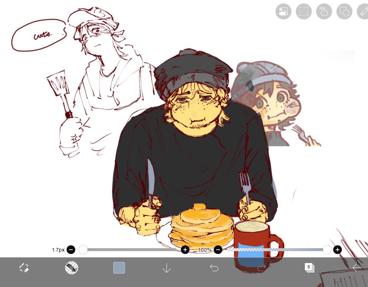 luckofthesea_43's tweet photo. In game he just said he like breakfast  that he made 
#themoonirotbehind #tmirb https://t.co/IlOduNyC9A
