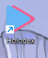 gabipaws's tweet photo. @seven7155 its holodex!! Its a website but i have the web installed on my pc, it looks like this!! https://t.co/u8GfXcTRfZ