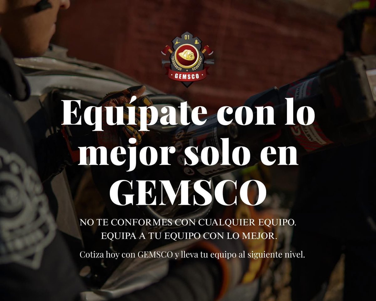 Gemsco_mx's tweet photo. En GEMSCO entendemos que tu equipo merece lo mejor, por eso te ofrecemos soluciones de equipamiento de primer nivel. 🛠️⚜️✅

Con las mejores marcas:
Paratech Fire &amp; Rescue Equipment
Genesis Rescue Systems
turtle_plastics
LION EMEA
trelleborgsealingsolutions
NANUK https://t.co/LnbPd4iL7P