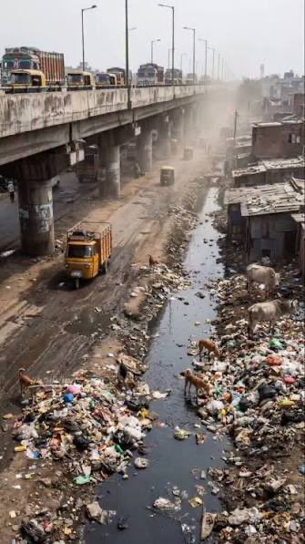 Iamgmck's tweet photo. @Borderless_exp Only minerals the india have is pollution and trash https://t.co/SkbTFSdP9c