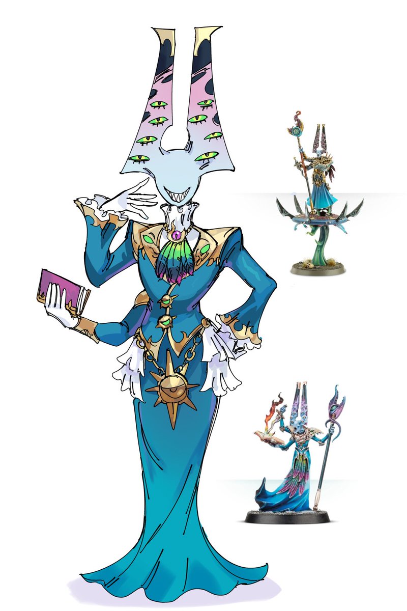 m0pan_40k's tweet photo. Femboy Gaunt Summoner https://t.co/Mn9NE6QkxJ