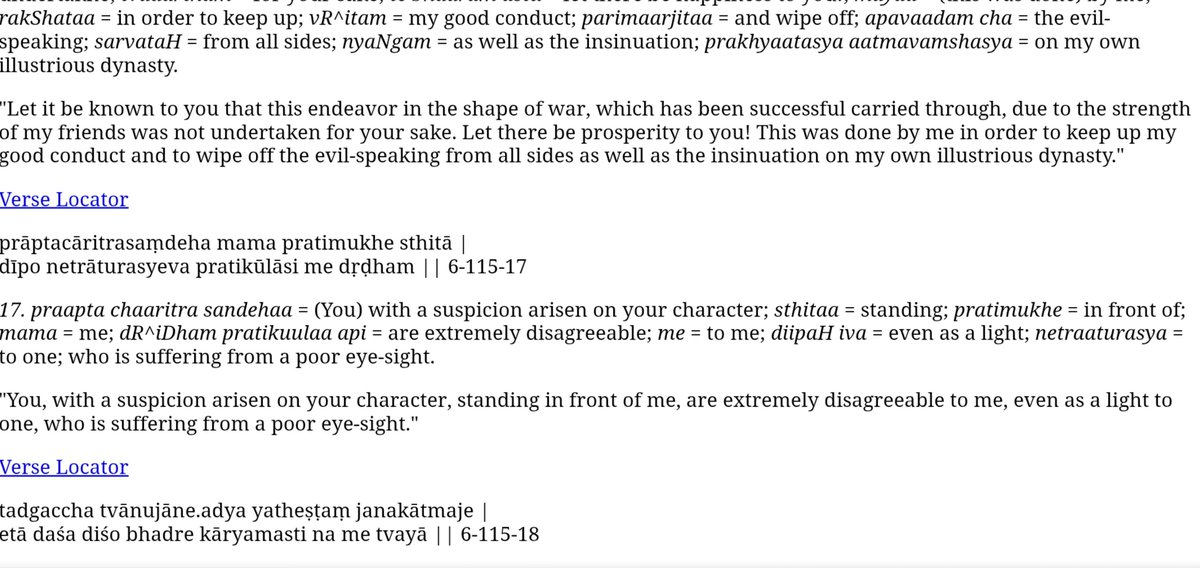 sudhir0628's tweet photo. And forget about uttar Ramayan this is what he said to sita as per valmiki yuddha kand https://t.co/Agt5v8QbpZ