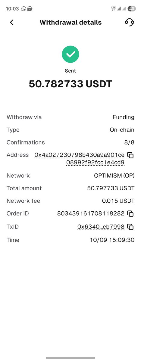 AminuCryptoLabs's tweet photo. Inna lillahi wa inna ilayhi raji'un. 😭💔

I’m honestly heartbroken and deeply disappointed by what has happened to my USDT withdrawal from WEEX to Bybit via the OP Mainnet.

I made the withdrawal the day before yesterday, and when I contacted support, I was told that my funds could not be recovered. In other words, I was simply expected to accept the loss of my hard-earned money.

What hurts the most is that there was no clear warning indicating that USDT deposits via the OP Mainnet were unsupported when I made the transaction. I checked beforehand, and everything appeared normal. Now, after my funds are stuck, I’m being told to accept the loss.

How can a user be expected to know what isn't clearly communicated? How can customers be held responsible for something they had no clear warning about?

To the Bybit team, please understand that this is not just about $50. It is about fairness, transparency, and the trust users place in your platform. That money means something to me, and being told to simply accept the loss without a satisfactory resolution is genuinely painful.

I am pleading with the Bybit team to review my case, investigate what happened, and provide a fair solution rather than leaving me to bear the loss.

Please, @Bybit_Official, don't let this issue go unanswered. I deserve a proper explanation and a fair review of my case.

I trusted your platform, and I sincerely hope that trust will not be met with disappointment.

😢💔🙏