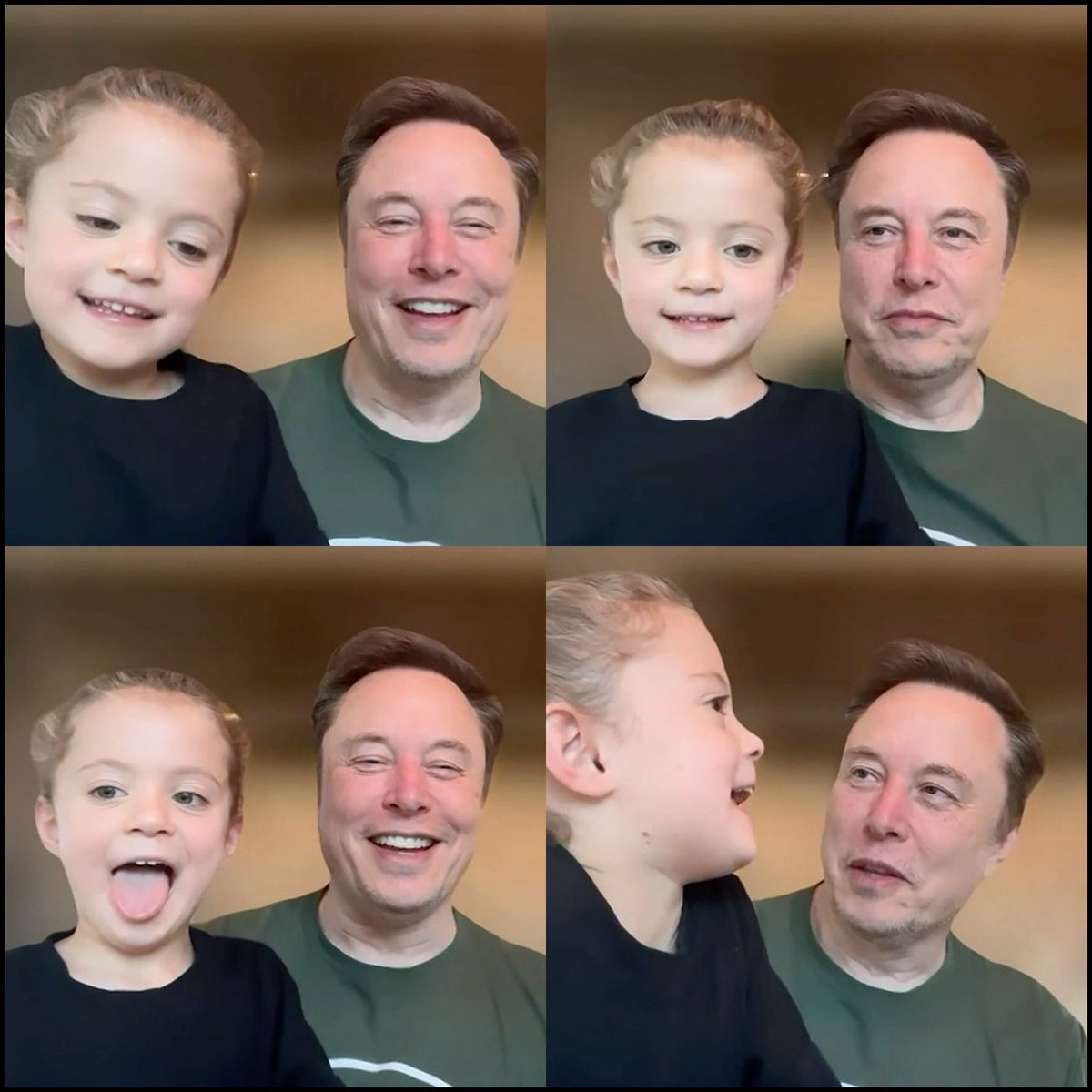 MrX1oj1's tweet photo. Elon Musk in dad mode. ♥️ https://t.co/vECakEi0pb