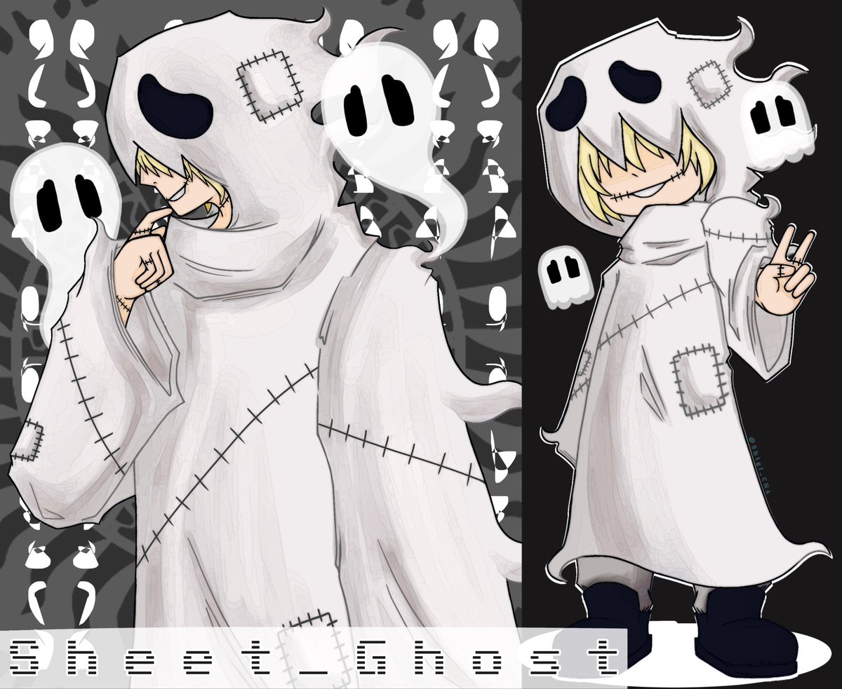 shigi_cha's tweet photo. Guess who found another pov for strength season 5 
[ #Sheet_ghostfanart ] https://t.co/9agGsHpaJA