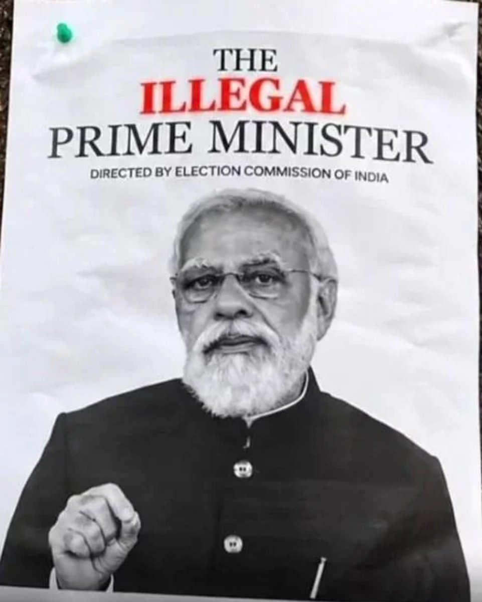 WatchDary's tweet photo. The Illegal Prime Minister 🥀
#RahulSpeakOnAkoijam https://t.co/fPOVbUGaVp