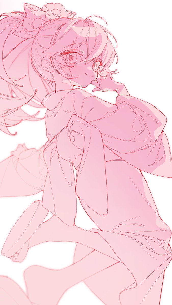 nullnull_nameko's tweet photo. 多分1、2年？くらい前の椿姫と今描いてる椿姫 https://t.co/ZMmsBpD9Iz