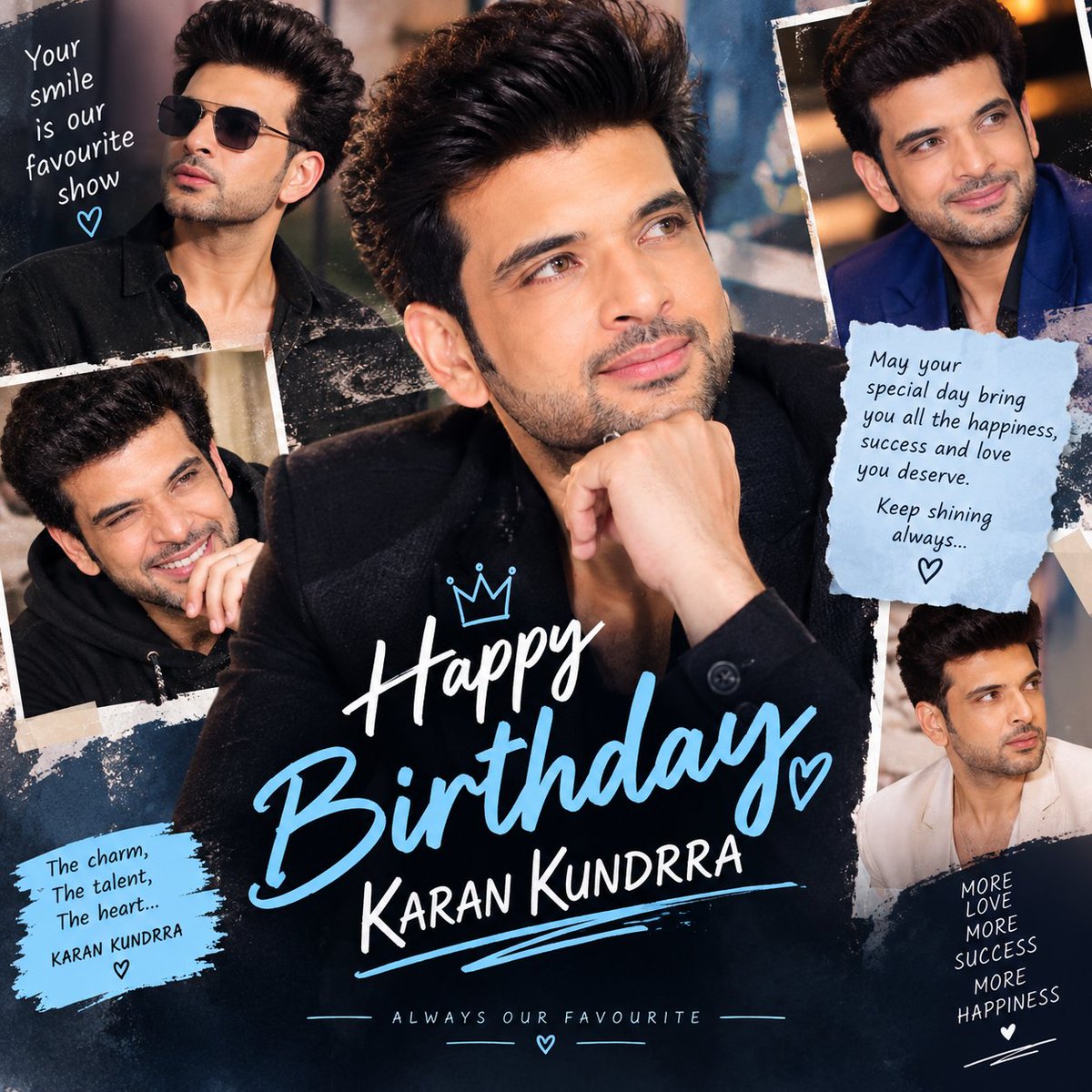 Its_VOfOurTime's tweet photo. Happiest 42nd Birthday, Karan Kundrra🎂🎉♥ Wishing you endless happiness, love, success, and blessings. Keep shining and winning hearts, our king
Kundrra👑✨
@kkundrra
 #KaranKundrra
#tejran #HBDkarankundrra
#HBDkkundrra https://t.co/51f8BYRM4m