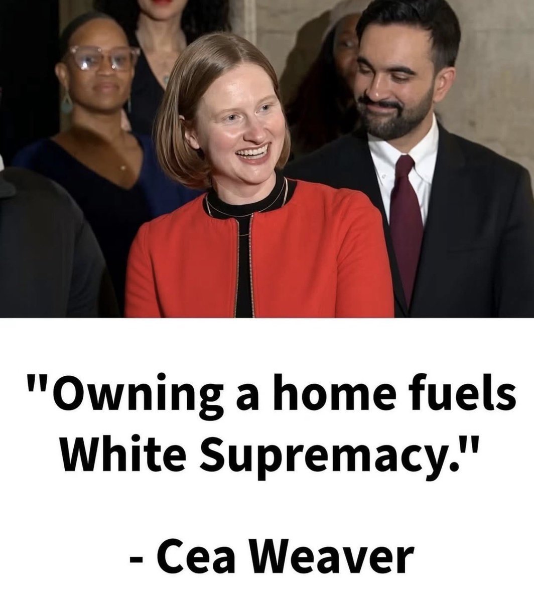 lvankaTrump23's tweet photo. This Crazy White Woman is Commie  Mamdani’s  “Tenant” Director.  She says home ownership is racist!  

NYC  will never return to what it once was as long as DEI woke morons are running the show.   Pathetic. https://t.co/UNc1y6XX0e