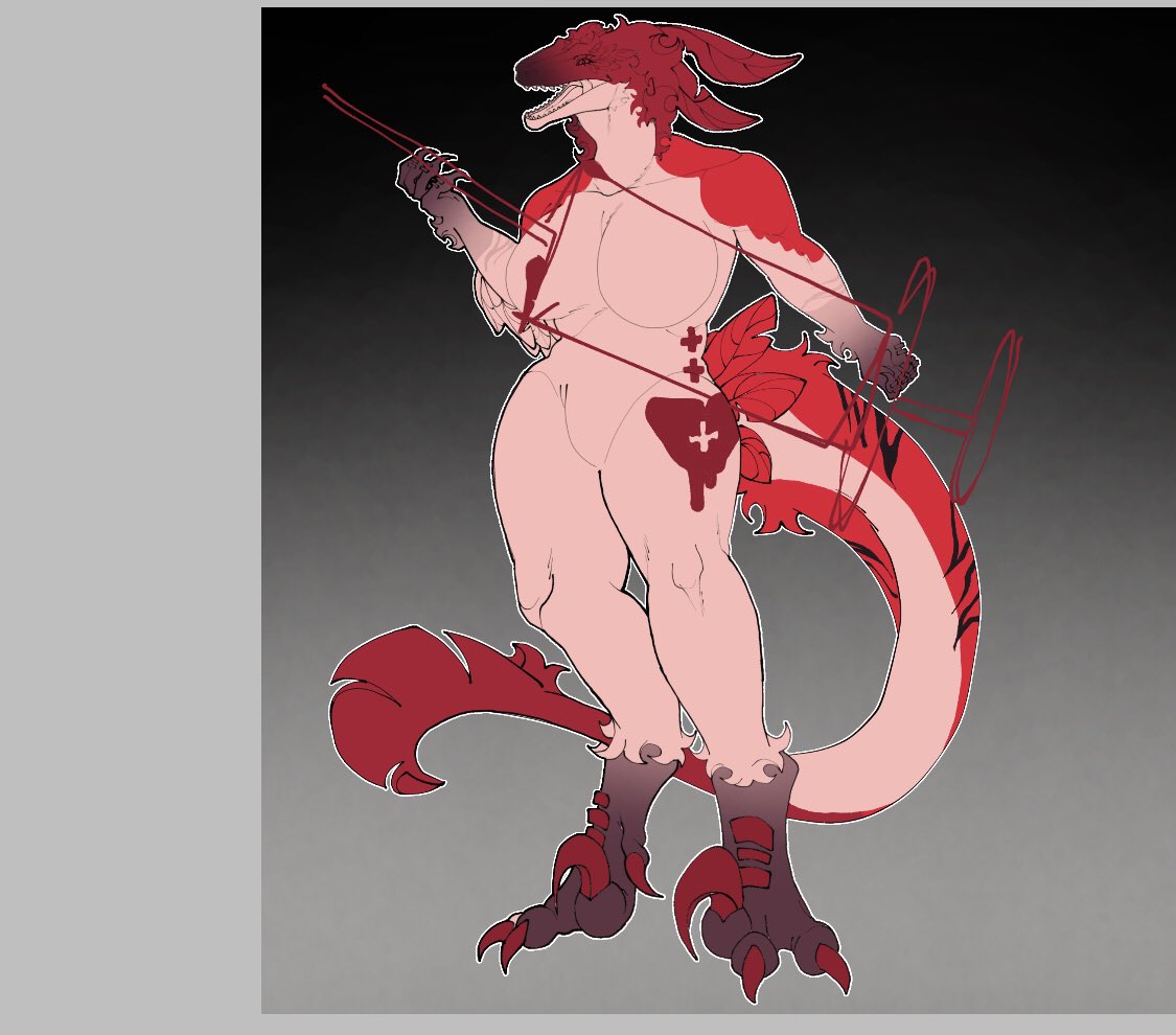 D_Ncanhpotat's tweet photo. wip killer nurse raptor adopt
#Furry #furryartㅤㅤㅤ #furryadoptable #adoptable #furryfandom #FurryAdopt #Adoptable #ocs #furryoc https://t.co/FLlDHm9Xnc