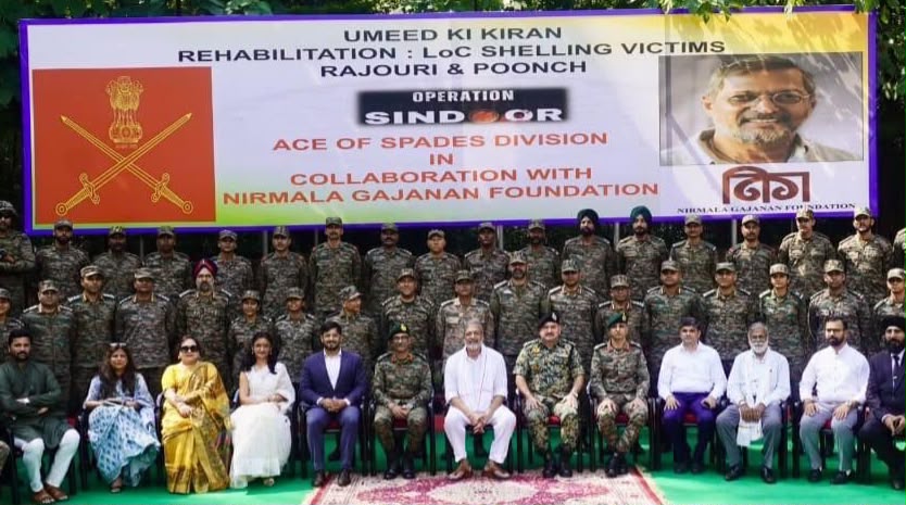 UpendraAZ's tweet photo. Nana Patekar did not come to Rajouri as a celebrity. He came as one of us, to sit with families whose homes and lives were shattered by Pakistani shelling during #OperationSindoor. He listened and he comforted. He quietly helped.
On 24 Sep 2025, on his way back, he called on me at Army House. He was full of warmth and concern for the Army and spoke with great respect of our soldiers’ efforts. And then he said, “Any time, anywhere, any thing you need, Nana is always there for the Army.”
He meant every word. The Army has lost a true friend, and the nation a rare human being. Om Shanti. 🙏
@adgpi #NanaPatekar