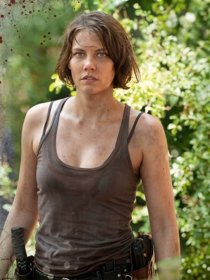 Joshuapieus's tweet photo. Lauren Cohan.
Lauren Cohan as Maggie Greene: Tough and fearless. 🔥

In real life: God really took His time! 😍❤️ https://t.co/Iv4qDMgmZc