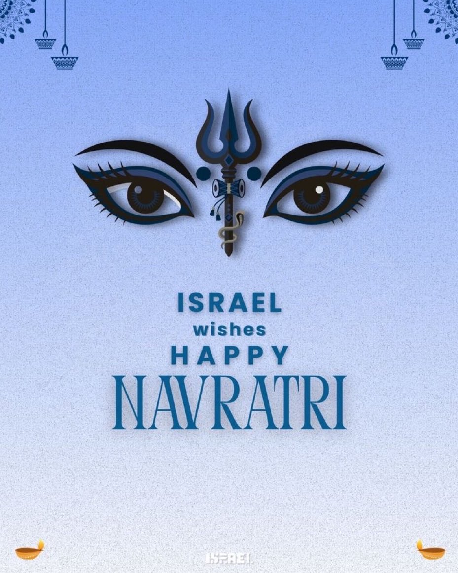 ReuvenAzar's tweet photo. On the auspicious occasion of Navratri, a celebration of India's rich civilisational heritage and the enduring values of courage, wisdom and righteousness, I wish all celebrating abundance of happiness, good health and continued success. https://t.co/F4Sv0kY04u