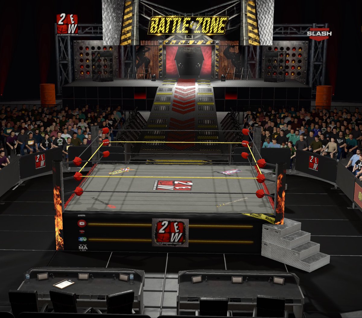 marisawelch2k's tweet photo. The war for supremacy continues! 🔥 If you missed the latest fallout, catch up on the newest edition of 2EW Battle-Zone right now on YouTube.

Catch all the action, custom creations, and intense moments here: https://t.co/aFSUEB2nyq 📺💥

#2EW #BattleZone #wwe2k26 #wwe2k #CAW https://t.co/Y8CXJESBfT