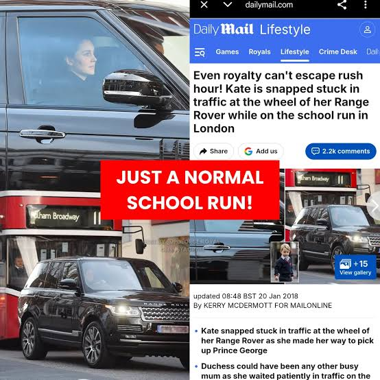 nour2001's tweet photo. @Sranang_Mang @FESFoca @ViQueenie who is kate middleton? HRH Catherine, The Princess of Wales is the next Queen so she will be given top notch security. having said the she has been spotted stuck in the traffic with just her and her bodyguard, not in a convoy of 4 cars like the ex spare wife. https://t.co/XOVflur1Ij