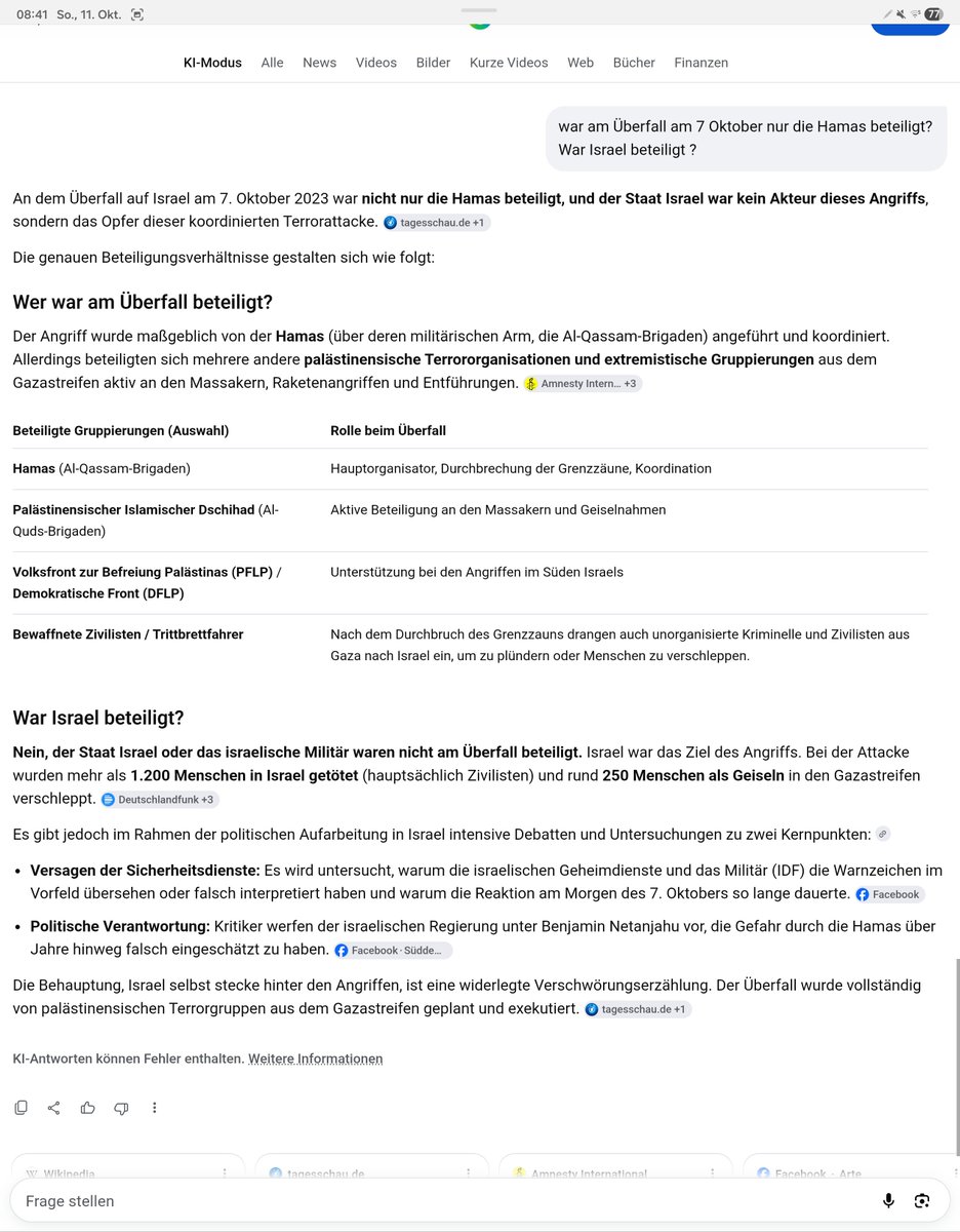 Mark_Salsero's tweet photo. @AbadiTamir @docbrandenburg Meinen Sie Huthis oder Hisbollah? Für alles andere gibt es,  meines Wissens nach, keine Beweise. 
Denkt auch die KI. https://t.co/wRatwBX4iE