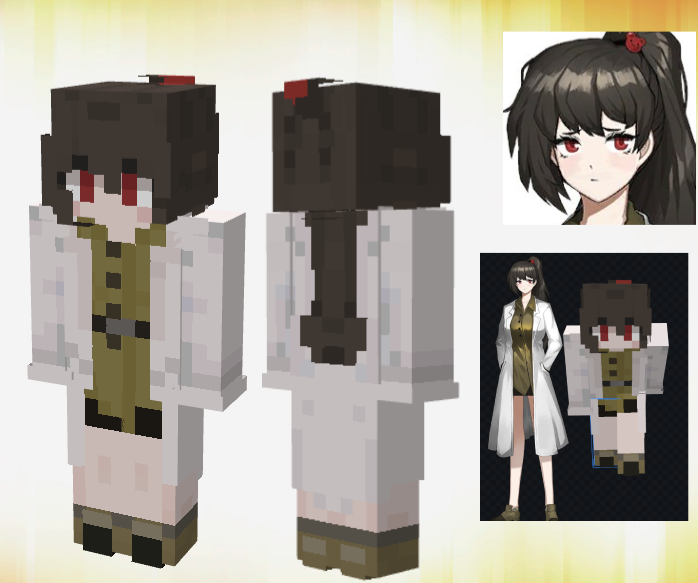 ayasadosgames's tweet photo. Carmen minecraft skin :D #lobotomycorporation
https://t.co/mfeyXFiTWp https://t.co/x4W2pmBndS